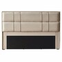 Casa Padrino Luxus Bett-Kopfteil Beige / Schwarz 200 cm - Hotel & Schlafzimmer M�bel