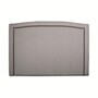 Casa Padrino Luxus Bett-Kopfteil Steingrau 200 x H. 140 cm - Luxus Hotel & Schlafzimmer M�bel 