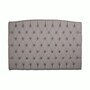 Casa Padrino Luxus Bett-Kopfteil Taupegrau 200 x H. 140 cm - Luxus Hotel & Schlafzimmer M�bel 