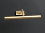 Casa Padrino Luxus Bilderleuchte Messing Satiniert B. 25 x T. 18 cm - Handgefertigte Bilderleuchte aus Messing - Luxus Kollektion - Edel & Prunkvoll