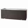 Casa Padrino Luxus Blumenk�bel Braun / Silber 150 cm - Garten & Terrassen Accessoires