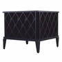 Casa Padrino Luxus Blumentopf Schwarz 76 x 76 x H. 69 cm - Garten Deko