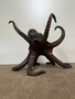 Casa Padrino Luxus Bronze Deko Skulptur Krake 76 x 86 x H. 76 cm - Bronze Dekofigur - Luxus Deko Accessoires
