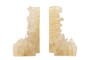 Casa Padrino Luxus Buchst�tzen 2er Set 24 x 8 x H. 20 cm - Buchst�tzen Out aus echtem Naturquarz und Kunstharz - Luxus Deko Accessoires