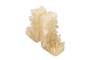 Casa Padrino Luxus Buchst�tzen 2er Set 24 x 8 x H. 20 cm - Buchst�tzen Out aus echtem Naturquarz und Kunstharz - Luxus Deko Accessoires