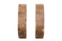 Casa Padrino Luxus Buchst�tzen 2er Set 30 x 5 x H. 20 cm - Buchst�tzen In aus echtem Naturquarz und Kunstharz - Luxus Deko Accessoires
