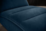 Casa Padrino Luxus Chaiselongue mit Kopfkissen Blau 85 x 170 x H. 92 cm - Wohnzimmer Liegesessel - Relexliege - Recamiere - Wohnzimmer M�bel - Luxus M�bel
