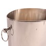 Casa Padrino Luxus Champagnerk�hler Silber 45 x 21,5 x H. 21 cm - Gro�e Sektwanne mit Ringgriffen