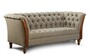Casa Padrino Luxus Chesterfield 4er Sofa Cezar 260 x 87 x H. 77 cm - Elegantes Wohnzimmer 4er Sofa mit Echtleder - Chesterfield Wohnzimmer M�bel 