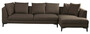 Casa Padrino Luxus Ecksofa Braun / Schwarz 313 x 178 x H. 73 cm - Wohnzimmer Sofa - Wohnzimmer M�bel - Luxus M�bel - Luxus Wohnzimmer Einrichtung