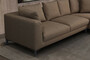 Casa Padrino Luxus Ecksofa Braun / Schwarz 313 x 178 x H. 73 cm - Wohnzimmer Sofa - Wohnzimmer M�bel - Luxus M�bel - Luxus Wohnzimmer Einrichtung