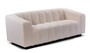 Casa Padrino Luxus Chesterfield Fu�hocker Tete Bucle 195 x 90 x H. 78 cm - Eleganter Wohnzimmer Fu�hocker mit Echtleder - Chesterfield Wohnzimmer M�bel 