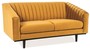 Casa Padrino Luxus Sofa 150 x 85 x H. 78 cm - Wohnzimmer Sofa mit edlem Samtstoff - Wohnzimmer M�bel