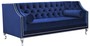 Casa Padrino Luxus Chesterfield Samt Sofa mit Kissen 172 x 84 x H. 76,5 cm - Verschiedene Farben - Chesterfield Wohnzimmer M�bel