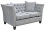 Casa Padrino Luxus Chesterfield Samt Sofa mit Kissen 174,5 x 91 x H. 86 cm - Verschiedene Farben - Wohnzimmer M�bel - Chesterfield M�bel