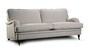 Casa Padrino Luxus Chesterfield Sofa Fox 225 x 125 x H. 92 cm - Elegantes Wohnzimmer Sofa mit Echtleder - Chesterfield Wohnzimmer M�bel 