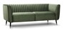 Casa Padrino Luxus Chesterfield Sofa Kenedy 210 x 100 x H. 120 cm - Elegantes Wohnzimmer Sofa mit Echtleder - Chesterfield Wohnzimmer M�bel 