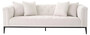 Casa Padrino Luxus Chesterfield Sofa mit 4 Kissen Wei� / Rotguss 231 x 97 x H. 75 cm - Wohnzimmer Sofa - Hotel Sofa - Wohnzimmer M�bel - Chesterfield M�bel - Luxus M�bel - Luxus Einrichtung