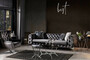 Casa Padrino Luxus Chesterfield Sofa Grau / Silber 240 x 100 x H. 72 cm - Wohnzimmer Sofa - Chesterfield Wohnzimmer M�bel