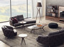 Casa Padrino Luxus Chesterfield 2-Sitzer Sofa Grau / Braun 220 x 95 x H. 85 cm - Schlafsofa - Schlafcouch - Wohnzimmer M�bel