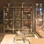 Casa Padrino Couchtisch mit 4 herausziehbaren Beistelltischen Silber 120 cm