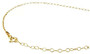 Casa Padrino Luxus Damen Halskette Gold / Gr�n - Elegante handgefertigte vergoldete Sterlingsilber Kette mit Edelstein - Luxus Damenschmuck