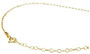 Casa Padrino Luxus Damen Halskette Gold / Blau - Elegante handgefertigte vergoldete Sterlingsilber Kette mit Edelstein - Luxus Damenschmuck