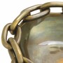 Casa Padrino Luxus Deko Aluminium Schale Vintage Messing  43 cm - Deko Accessoires