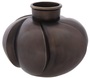 Casa Padrino Luxus Deko Messing Vase Bronze  19 x H. 15 cm - Luxus Qualit�t