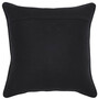 Casa Padrino Luxus Deko Kissen Schwarz / Wei� 50 x 50 cm - Edles Zierkissen mit elegantem Rautenmuster - Luxus Qualit�t - Hotel Kollektion