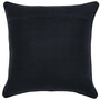 Casa Padrino Luxus Deko Kissen Schwarz / Wei� 50 x 50 cm - Edles Zierkissen mit elegantem Muster - Luxus Qualit�t - Deko Accessoires