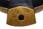 Casa Padrino Luxus Deko Objekt 110 x 25 x H. 160 cm - Gro�e Masken Skulptur Caton aus Fiberglas - Luxus Deko Accessoires