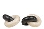 Casa Padrino Luxus Deko Objekt 21 x 17 x H. 11 cm - Ketten Objekt aus Onyx und schwarzem Marmor - Luxus Deko Accessoires
