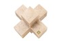 Casa Padrino Luxus Deko Objekt 24 x 24 x H. 24 cm - Gro�e Wellenbrecher Skulptur aus hochwertigem Onyx - Luxus Deko Accessoires