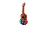 Casa Padrino Luxus Deko Objekt 37 x 10 x H. 100 cm - Dekorative Gitarre aus recyceltem �lfass Metall - Luxus Deko Accessoires