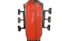 Casa Padrino Luxus Deko Objekt 37 x 10 x H. 100 cm - Dekorative Gitarre aus recyceltem �lfass Metall - Luxus Deko Accessoires