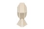 Casa Padrino Luxus Deko Objekt Cremewei� 31 x 21 x H. 40 cm - Skulpturales Steingut Objekt Unity mit Ivory Glasur - Luxus Deko Accessoires
