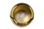 Casa Padrino Luxus Deko Objekt Gold  18 x H. 21,2 cm - Weink�hler aus massivem poliertem Messing - Luxus Deko Accessoires