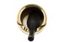Casa Padrino Luxus Deko Objekt Gold  18 x H. 21,2 cm - Weink�hler aus massivem poliertem Messing - Luxus Deko Accessoires