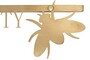 Casa Padrino Luxus Deko Objekt Gold 28 x 1,1 x H. 13,2 cm - Edelstahl Schild Wifi in geb�rsteter Goldoptik - Luxus Deko Accessoires