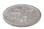 Casa Padrino Luxus Deko Objekt Schwarz  21 x H. 1,7 cm - Runder Deko Teller aus Kunstharz mit transparent schwarzer Wirbeloptik - Luxus Deko Accessoires