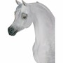 Casa Padrino Luxus Deko Porzellan Skulptur Araberpferd 46 cm - Handgefertigt