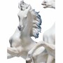 Casa Padrino Luxus Deko Porzellan Skulptur Pferde H. 53 cm - Handgefertigt