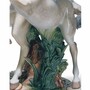 Casa Padrino Luxus Deko Porzellan Skulptur Pferde H. 53 cm - Handgefertigt