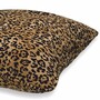 Casa Padrino Luxus Deko Kissen Leopard Beige / Schwarz 60 x 60 cm - Deko Accessoires