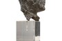 Casa Padrino Luxus Deko Skulptur Bronzefigur Bronze / Braun 15 x 23 x H. 45 cm - Massive Bronzeskulptur auf Plexiglas Sockel - Luxus Deko Accessoires