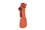 Casa Padrino Luxus Deko Skulptur Koralle Terrakottafarben 28 x 33 x H. 80 cm - Handgeformte organische Terrakotta Skulptur in Korallenform - Luxus Deko Accessoires