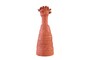 Casa Padrino Luxus Deko Skulptur Koralle Terrakottafarben 30 x 30 x H. 65 cm - Durchbrochene Terrakotta Skulptur in organischer Korallenform - Luxus Deko Accessoires