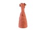 Casa Padrino Luxus Deko Skulptur Koralle Terrakottafarben 30 x 30 x H. 65 cm - Durchbrochene Terrakotta Skulptur in organischer Korallenform - Luxus Deko Accessoires