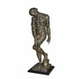 Casa Padrino Deko Bronze Skulptur Mann Bronze / Schwarz H. 90 cm - Gro�e Deko Figur 